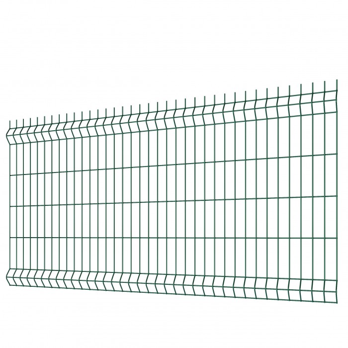 panneau clôture Hercule plus - longueur 2.5m - plusieurs hauteur - coloris vert - lot de 5 clôtures